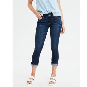 American Eagle Artist stretch crop jeans